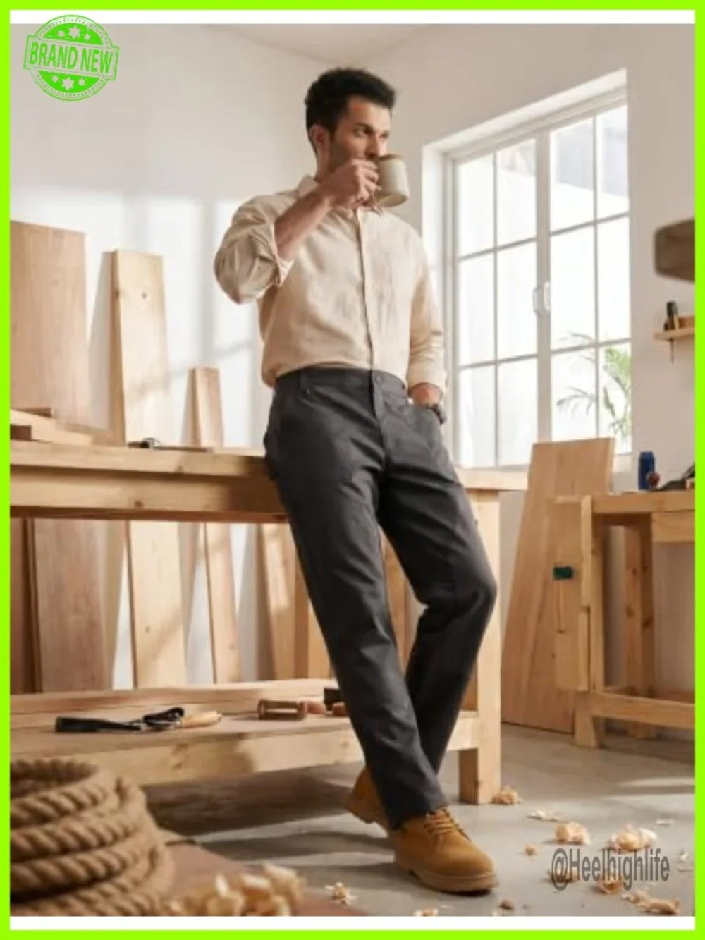 Ripstop Carpenter Cargo Pants Stretch Utility Workwear with Pockets